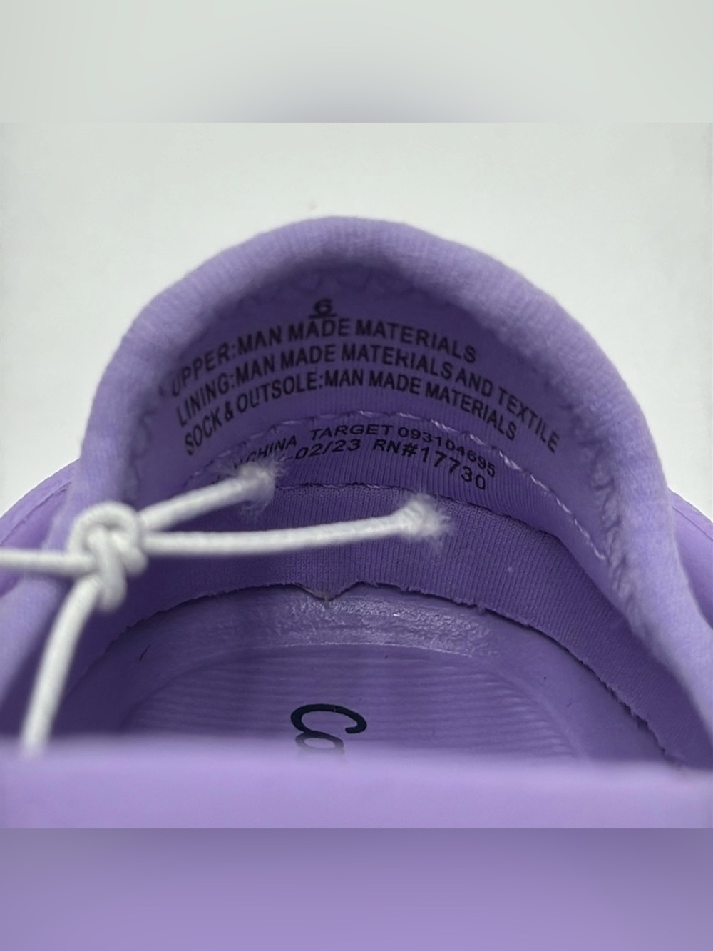 NWT Cat & Jack Toddler Girls Purple Rowan Pull-On
Slip On Water Shoes Size 6 - Picture 8 of 9